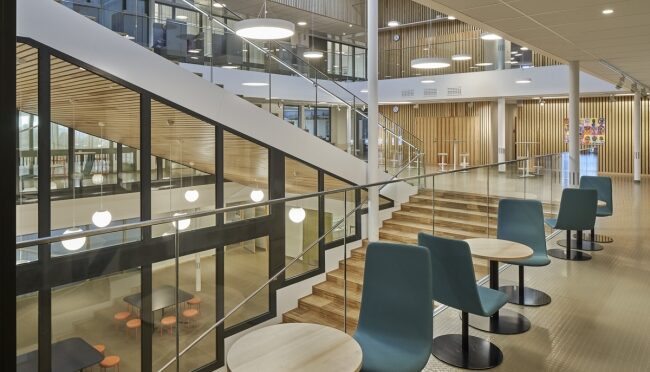 Nyréns inredningsarkitekter med i Kasper Salin-nominerad skola