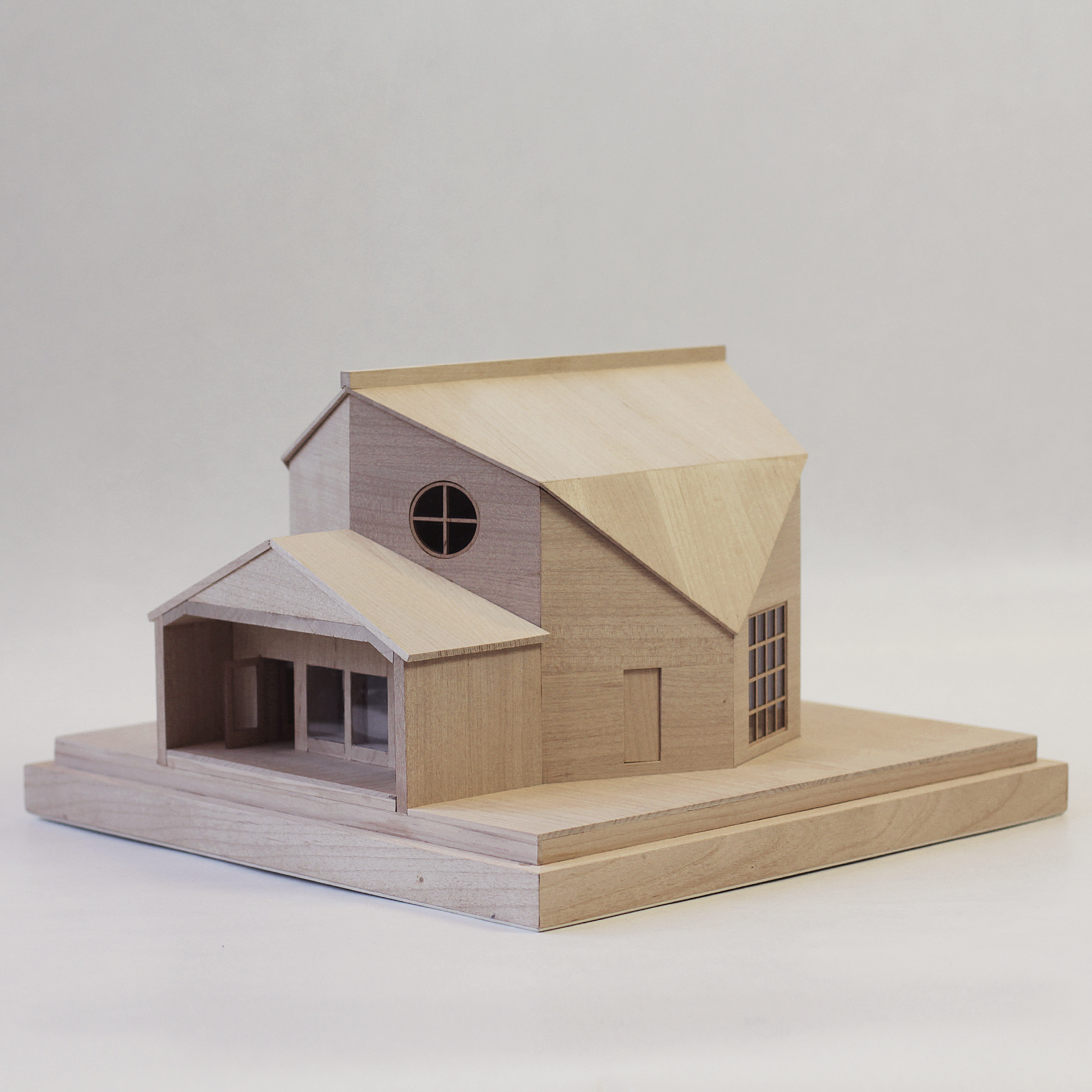 Fysisk modell, Lagunda församling. Nyréns modellverkstad.