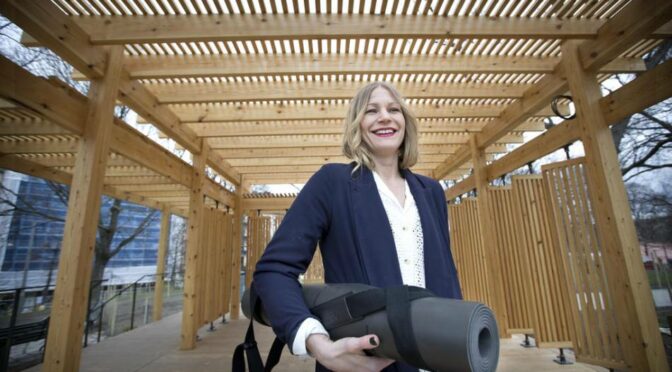 Stockholms första yogapaviljong