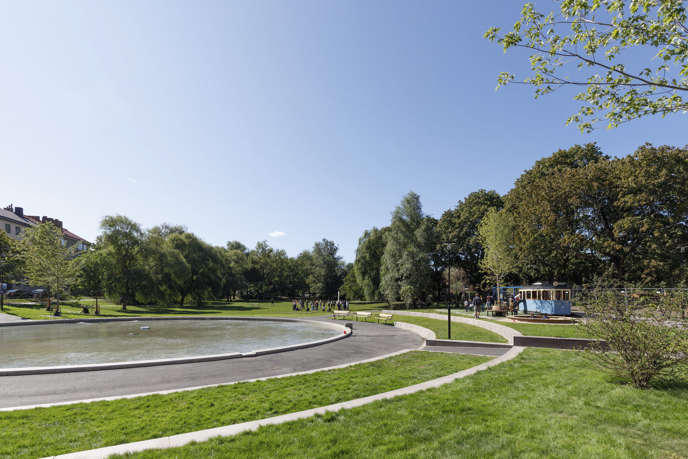 Plaskdammen i Svandammsparken