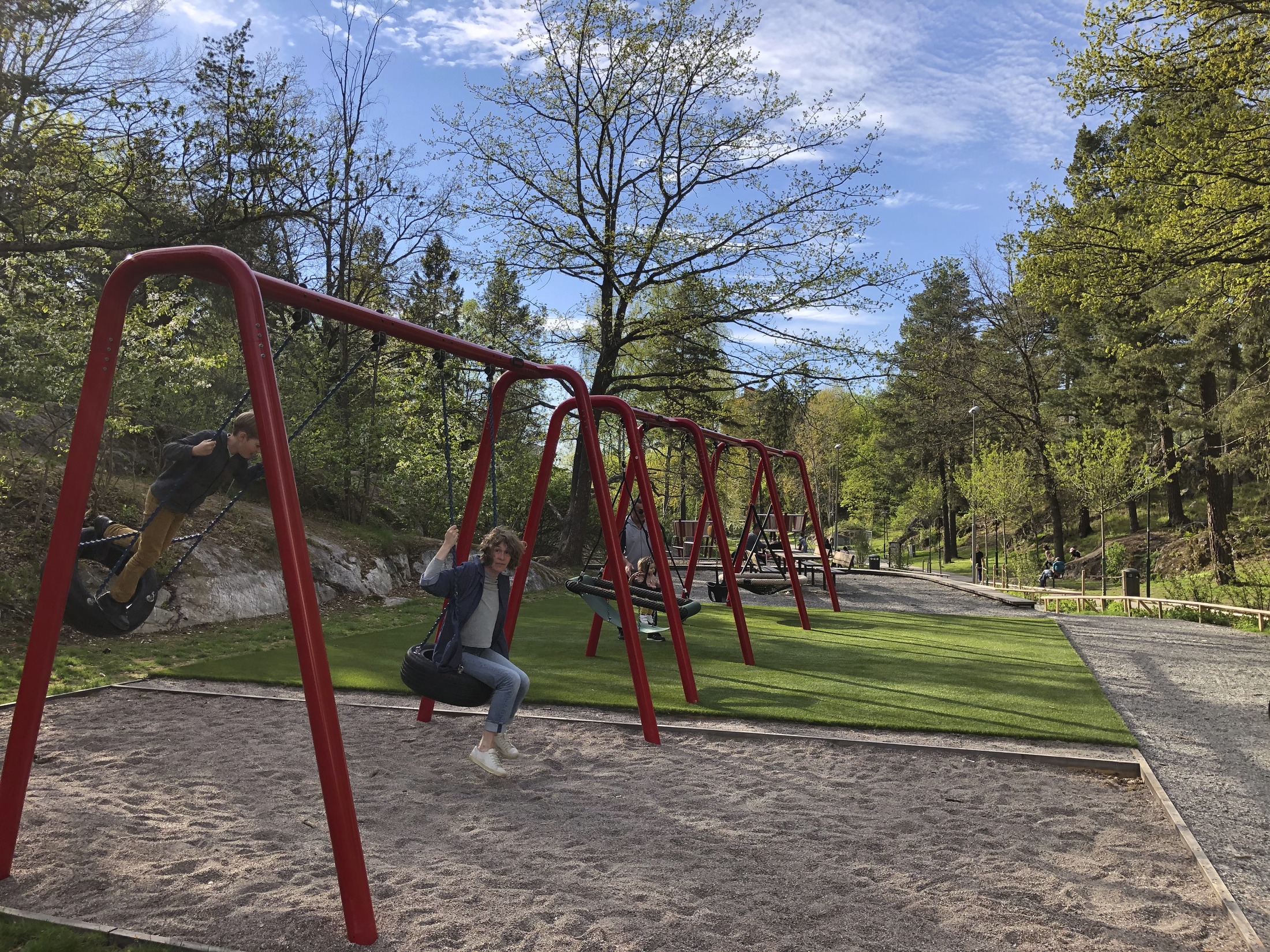 Gungställning i Hagdalen