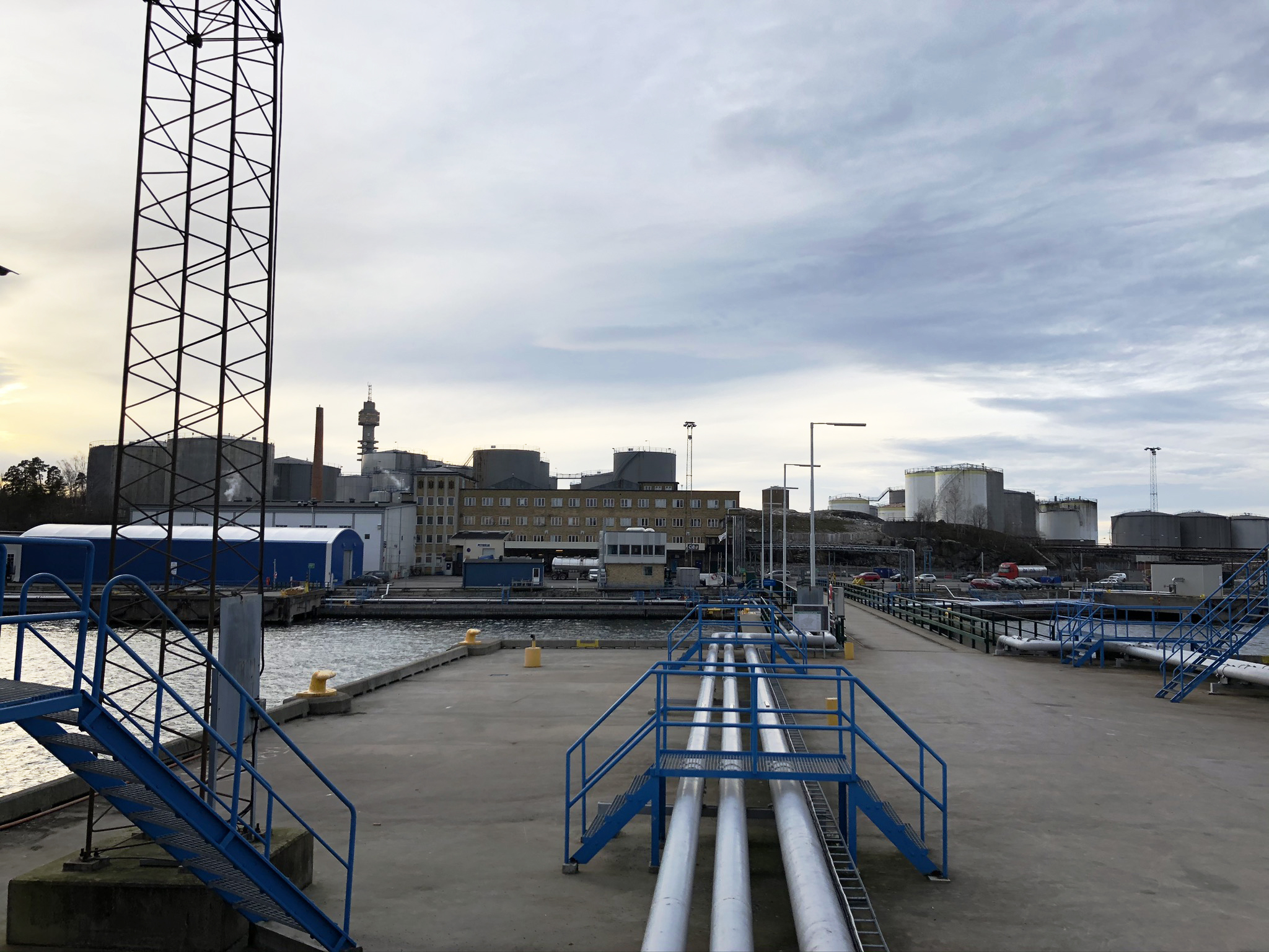 Loudden i Stockholm, piren.