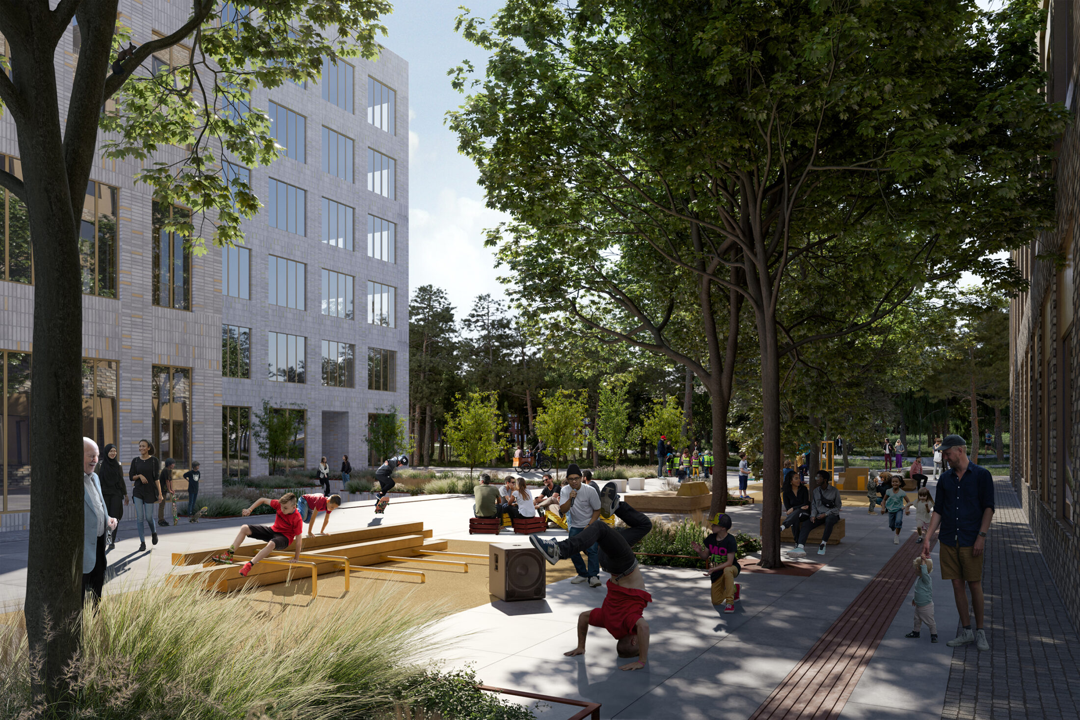 Slakthusområdet visualisering Gaturum