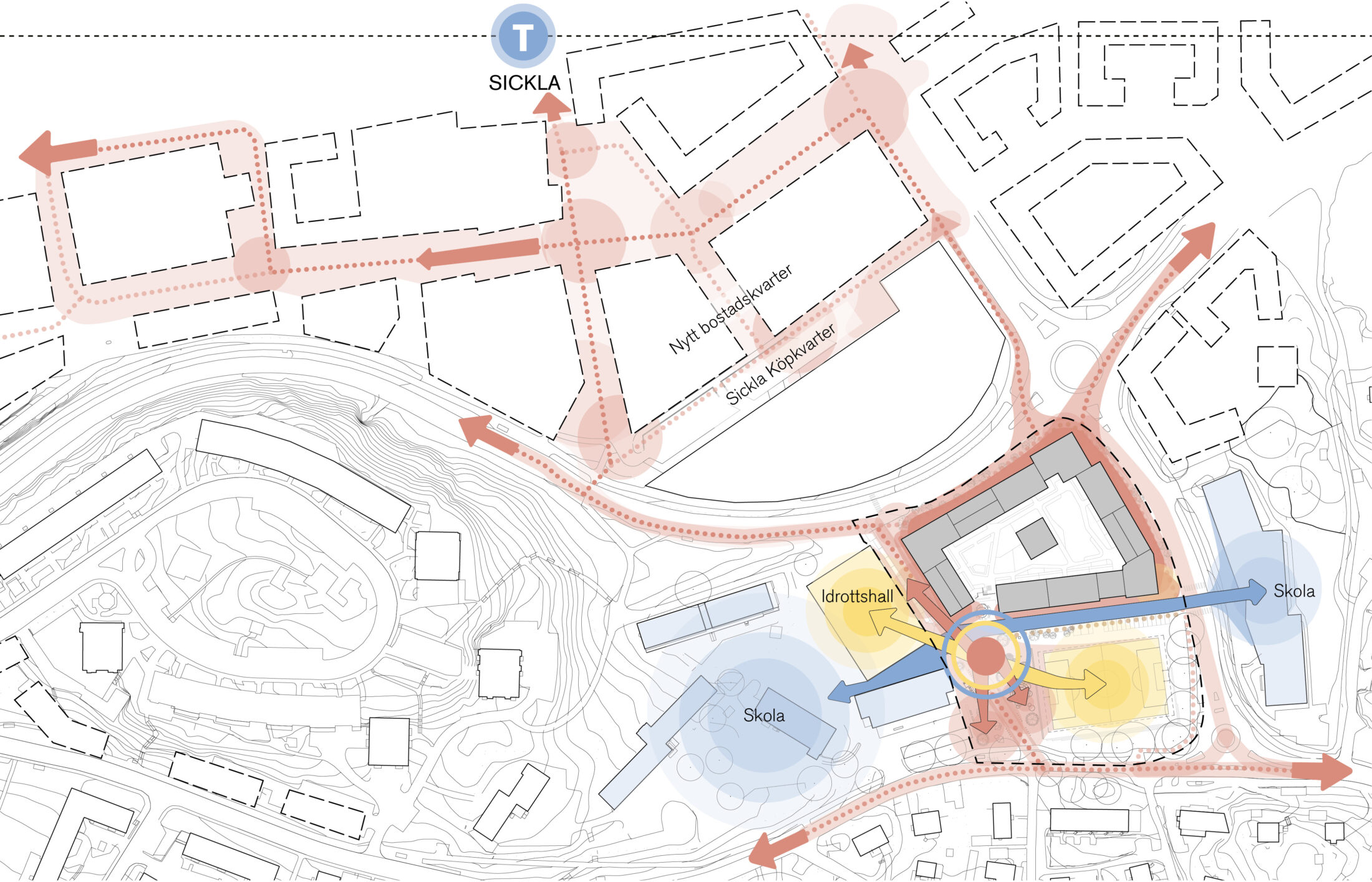 Markanvisningstävling Plania, Sickla. Arkitekt: Nyréns Beställare: Bonava