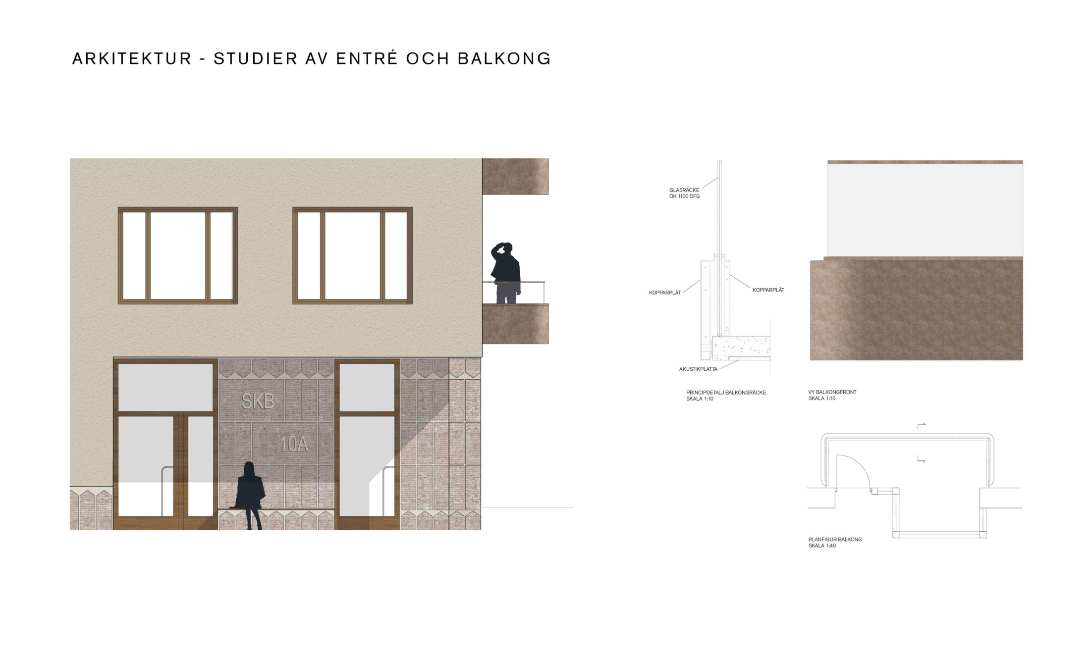 Bostäder ritade av Nyréns Arkitektkontor, beställare SKB