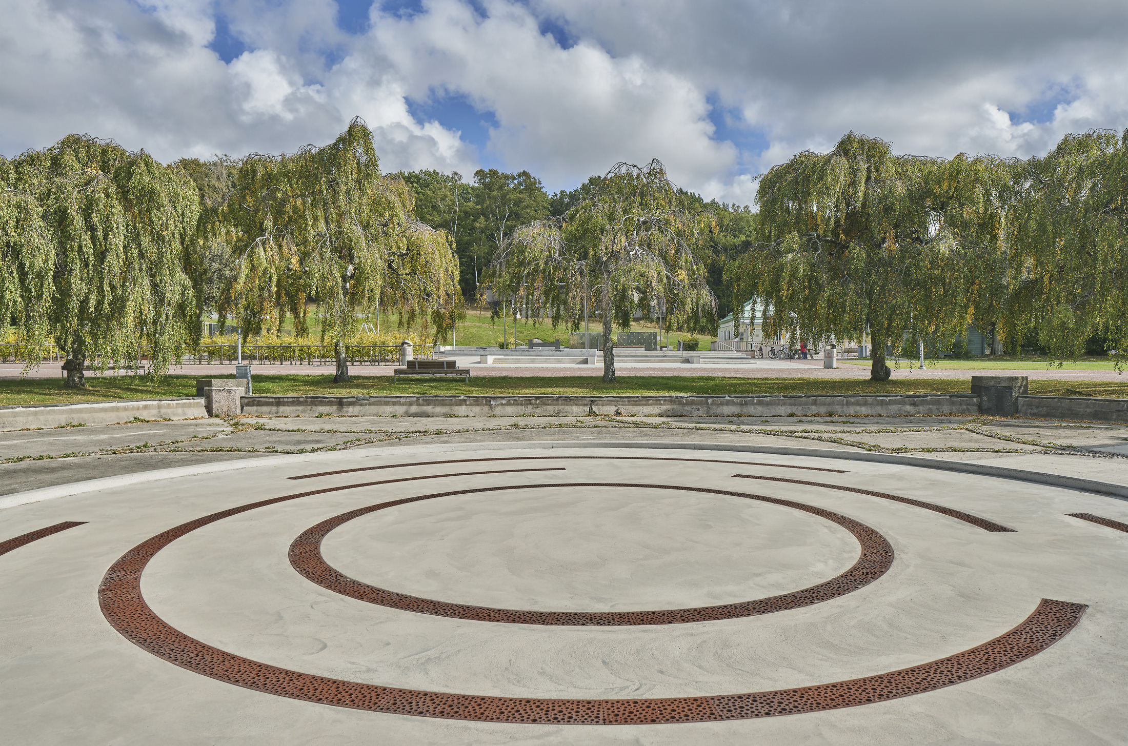 Slottsskogsvallens entrépark i Göteborg, Nyréns Arkitektkontor, foto Åke E:son Lindman.