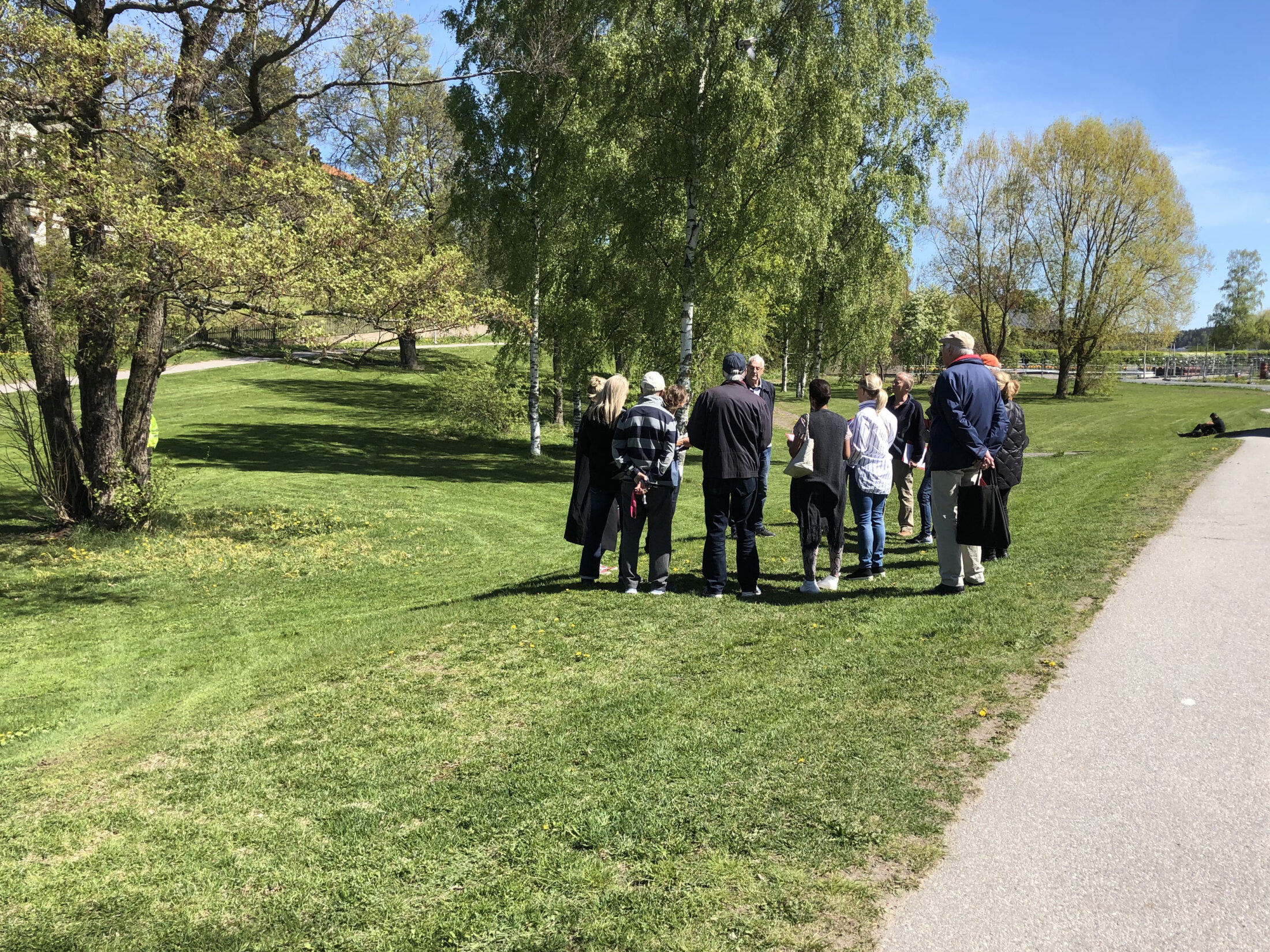 Områdesvandring - Förstudie Djursholms torg - Nyréns landskapsarkitekter, stadsbyggnad, kulturmiljö, visualisering, modellverkstad