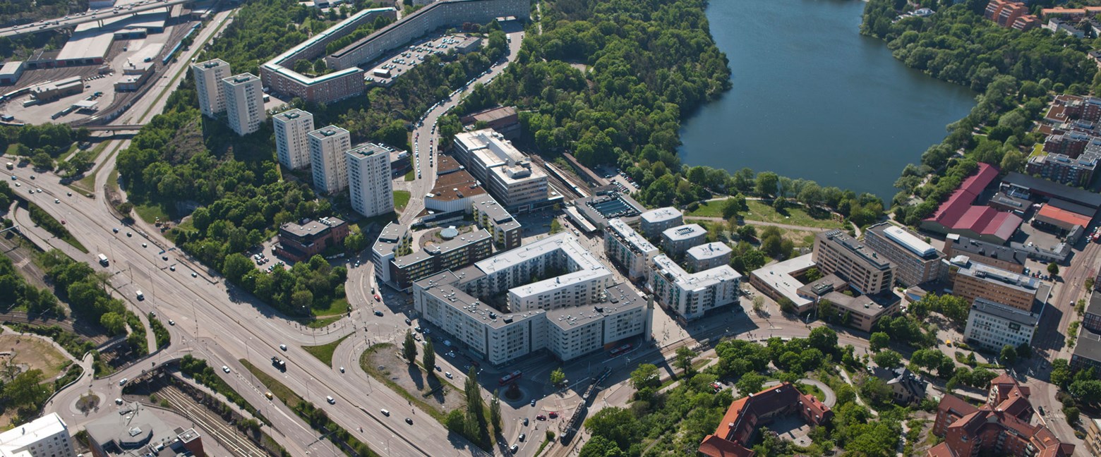 Liljeholmen centrum kulturmiljöutredning. Nyréns antikvarier. Foto Stockholms stad