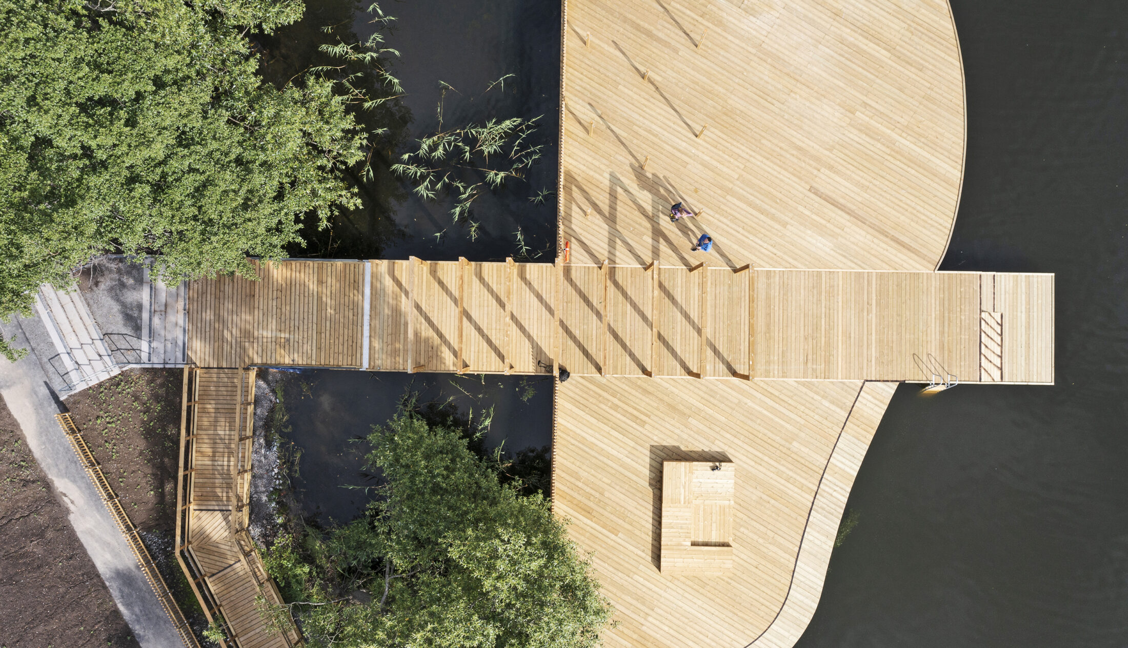 Kyrkviken. Foto: Nacka Kommun. Nyréns landskapsarkitekter