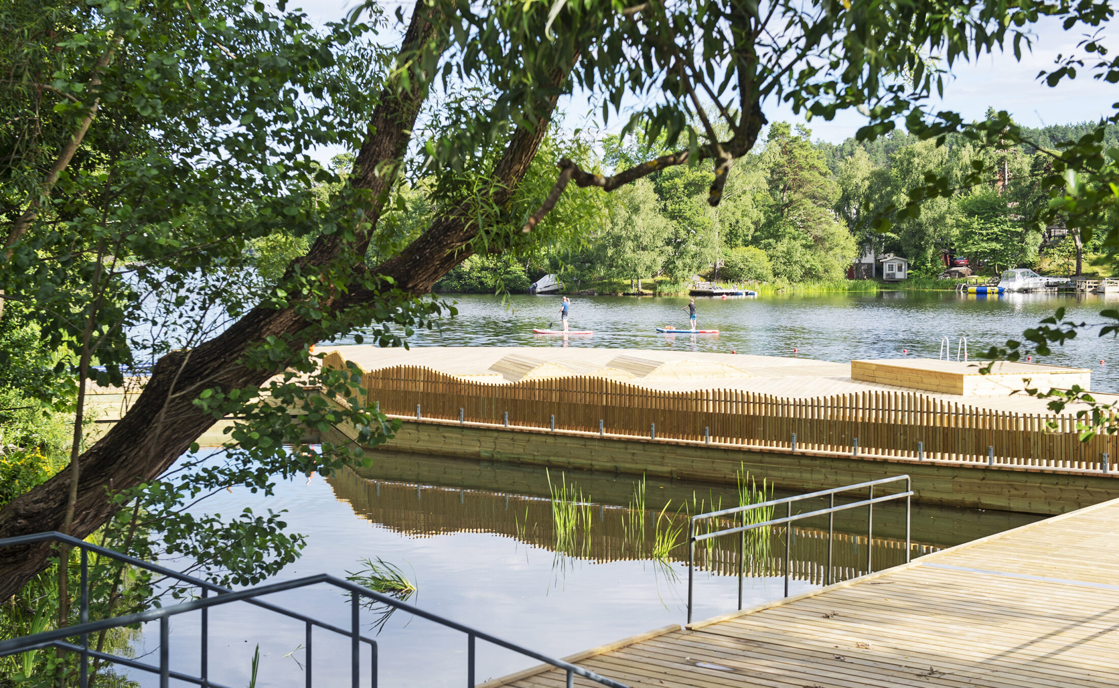 Kyrkviken. Foto: Nacka Kommun. Nyréns landskapsarkitekter