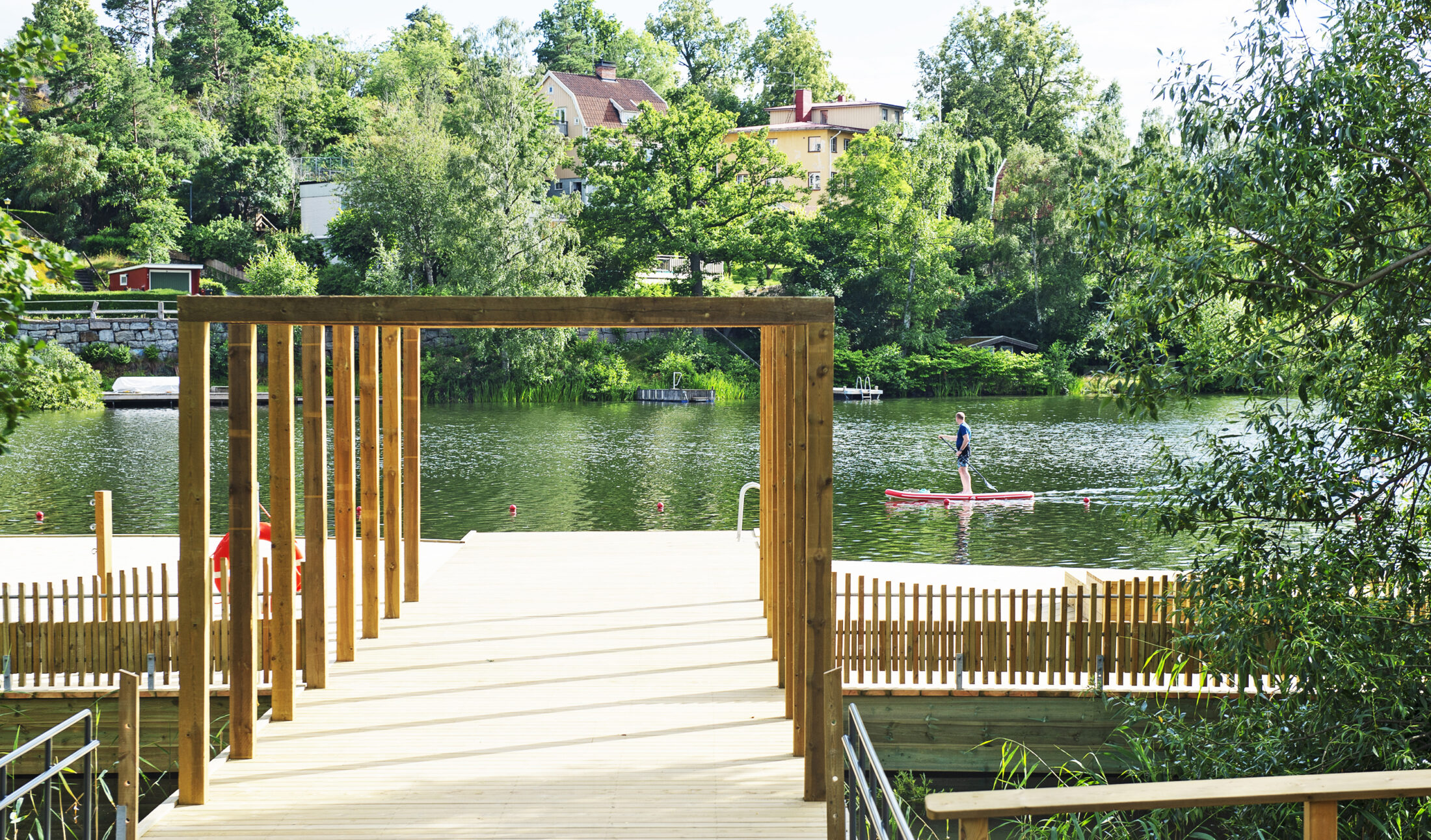 Kyrkviken. Foto: Nacka Kommun. Nyréns landskapsarkitekter