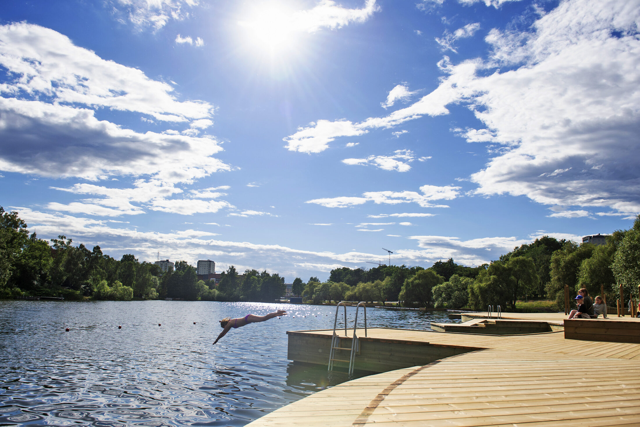 Kyrkviken. Foto: Nacka Kommun. Nyréns landskapsarkitekter