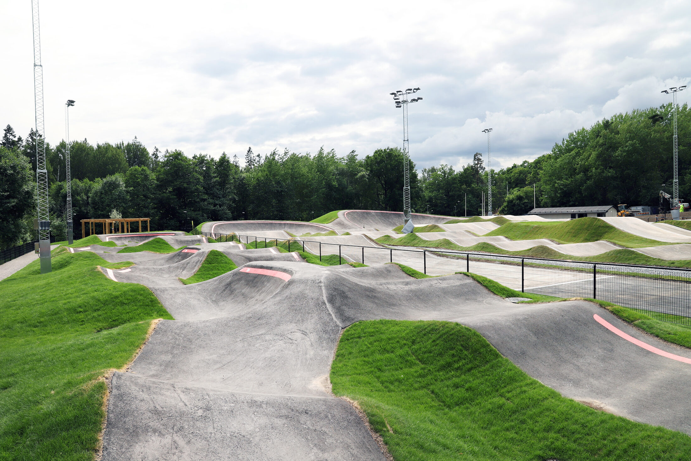 BMX-arena Hökarängen. Nyréns landskapsarkitekter. Foto: Caroline Berg, Stockholms stad