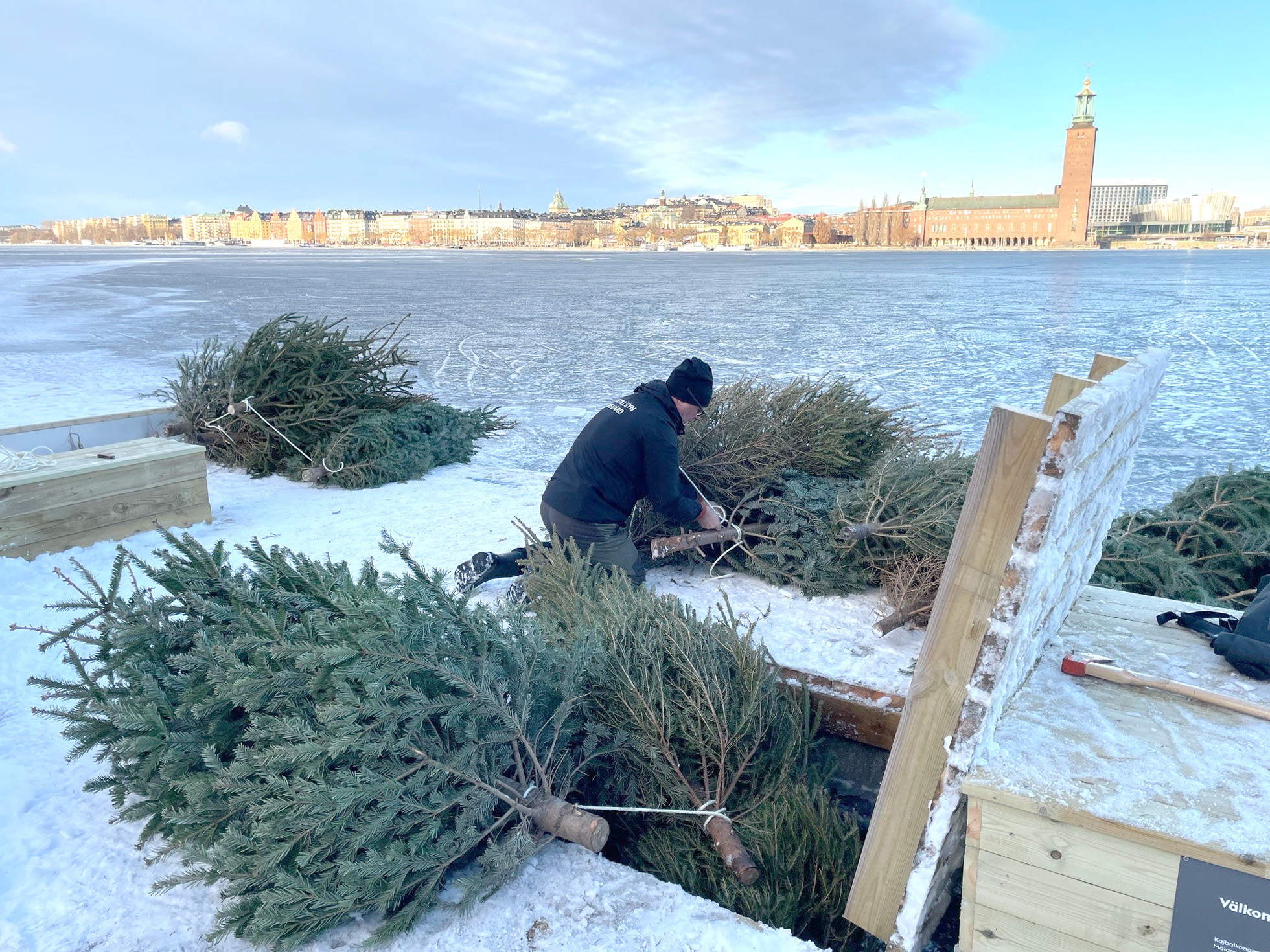 Kajbalkonger södermälarstrand. Nyréns landskapsarkitekter