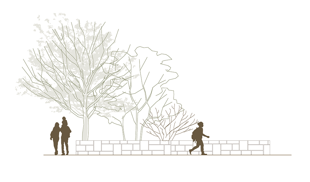 Detalj mur, Stigbergsparken