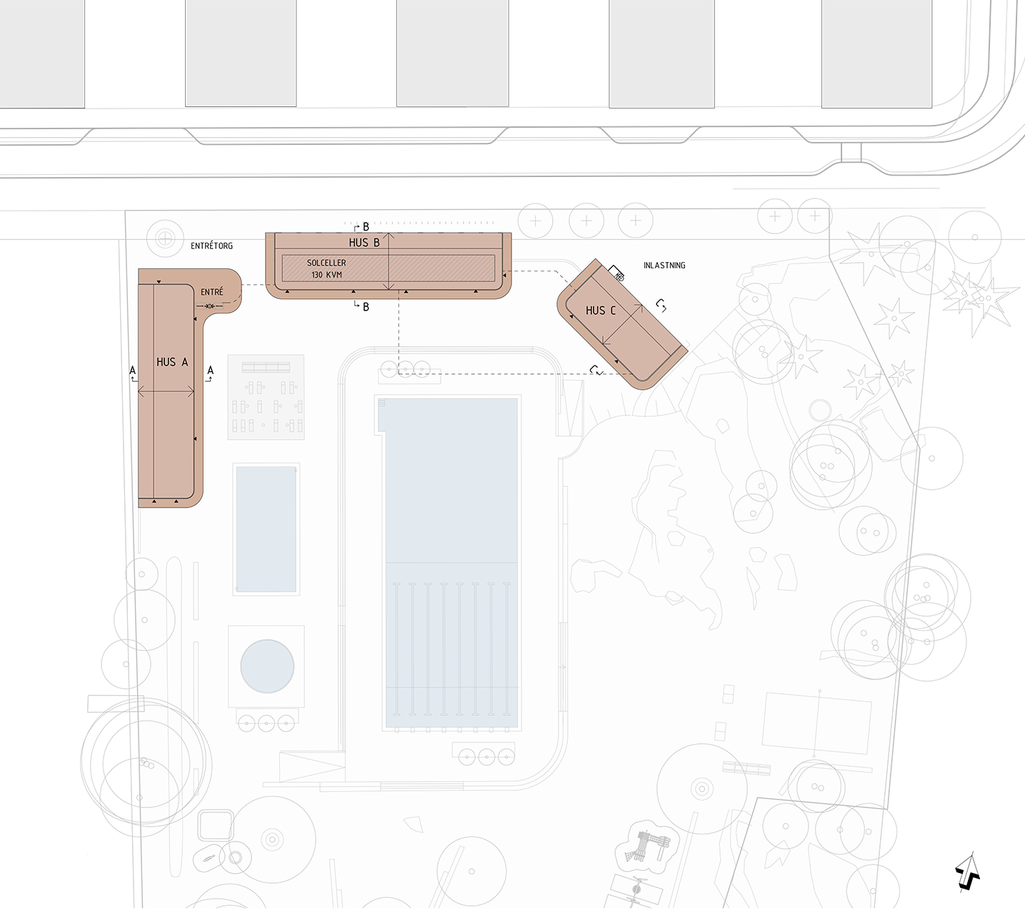Illustrationsplan, Nytorpsbadet, Nytorps gärde