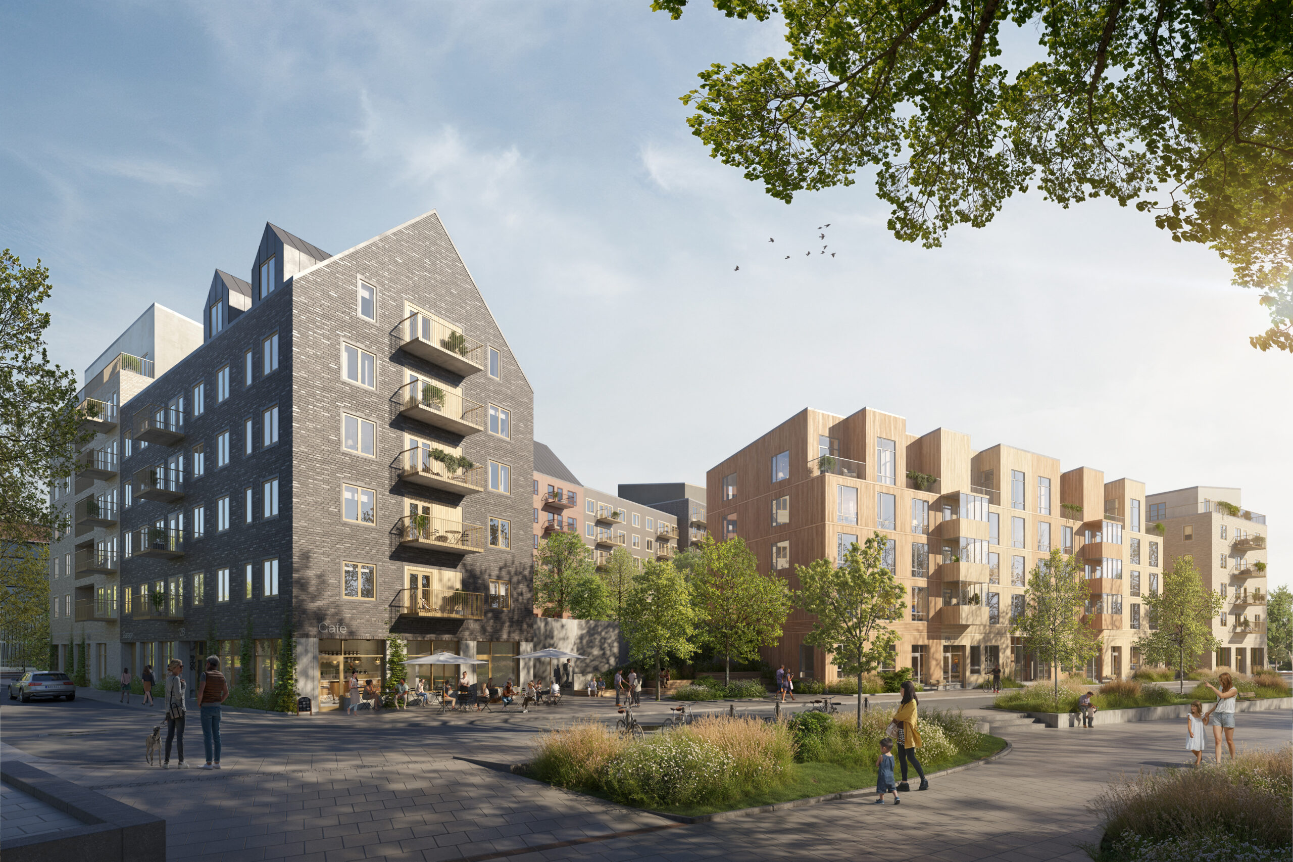 Detaljplaneförslag Plania, Sickla. Arkitekt: Nyréns Beställare: Bonava