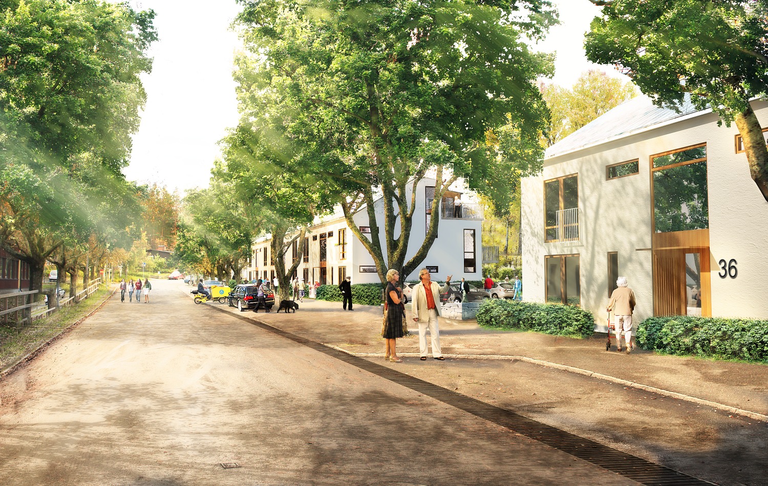 Almvägen äldreboende, Gävle. Nyréns arkitekter och landskapsarkitekter.