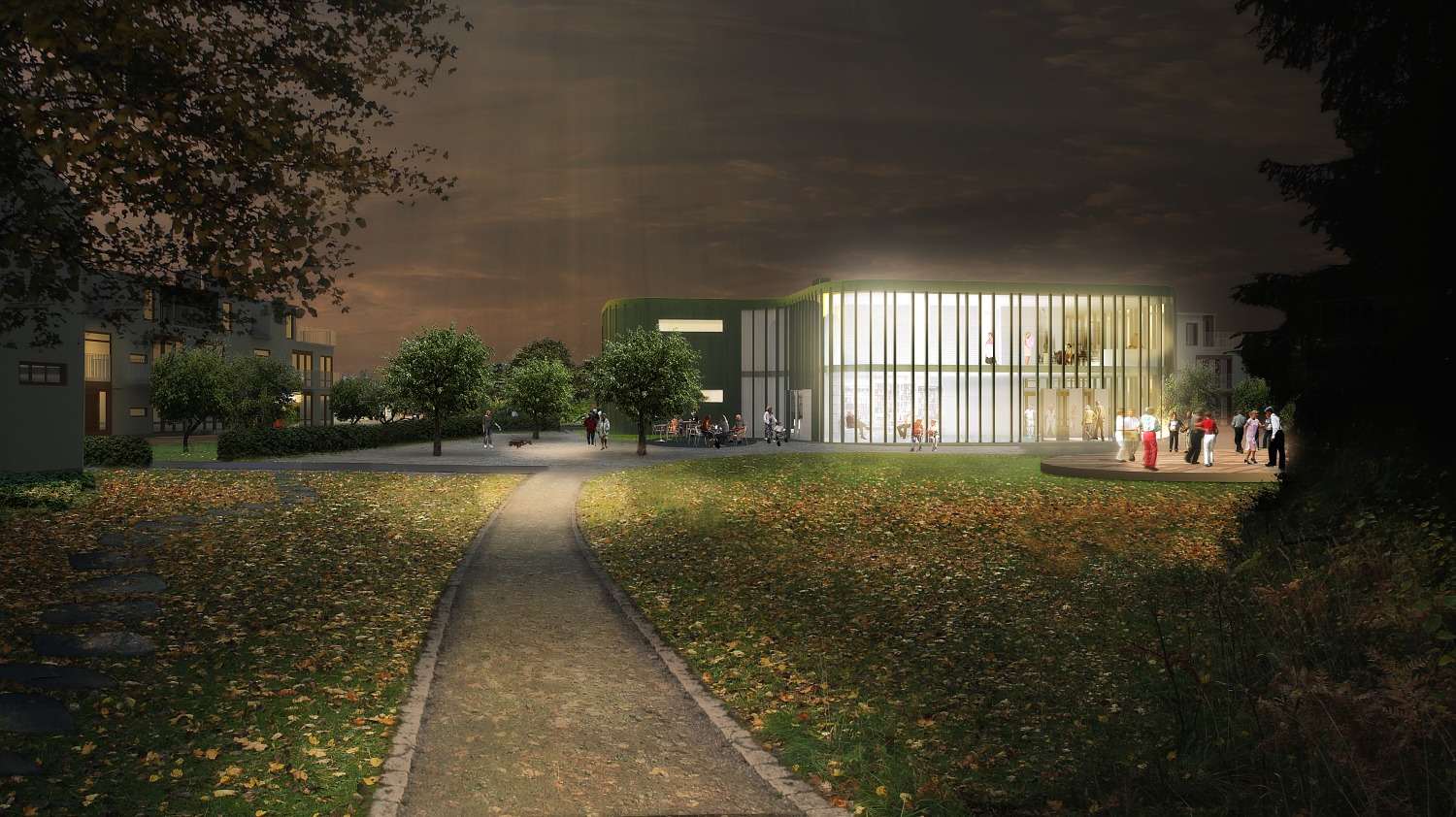 Almvägen äldreboende, Gävle. Nyréns arkitekter och landskapsarkitekter.