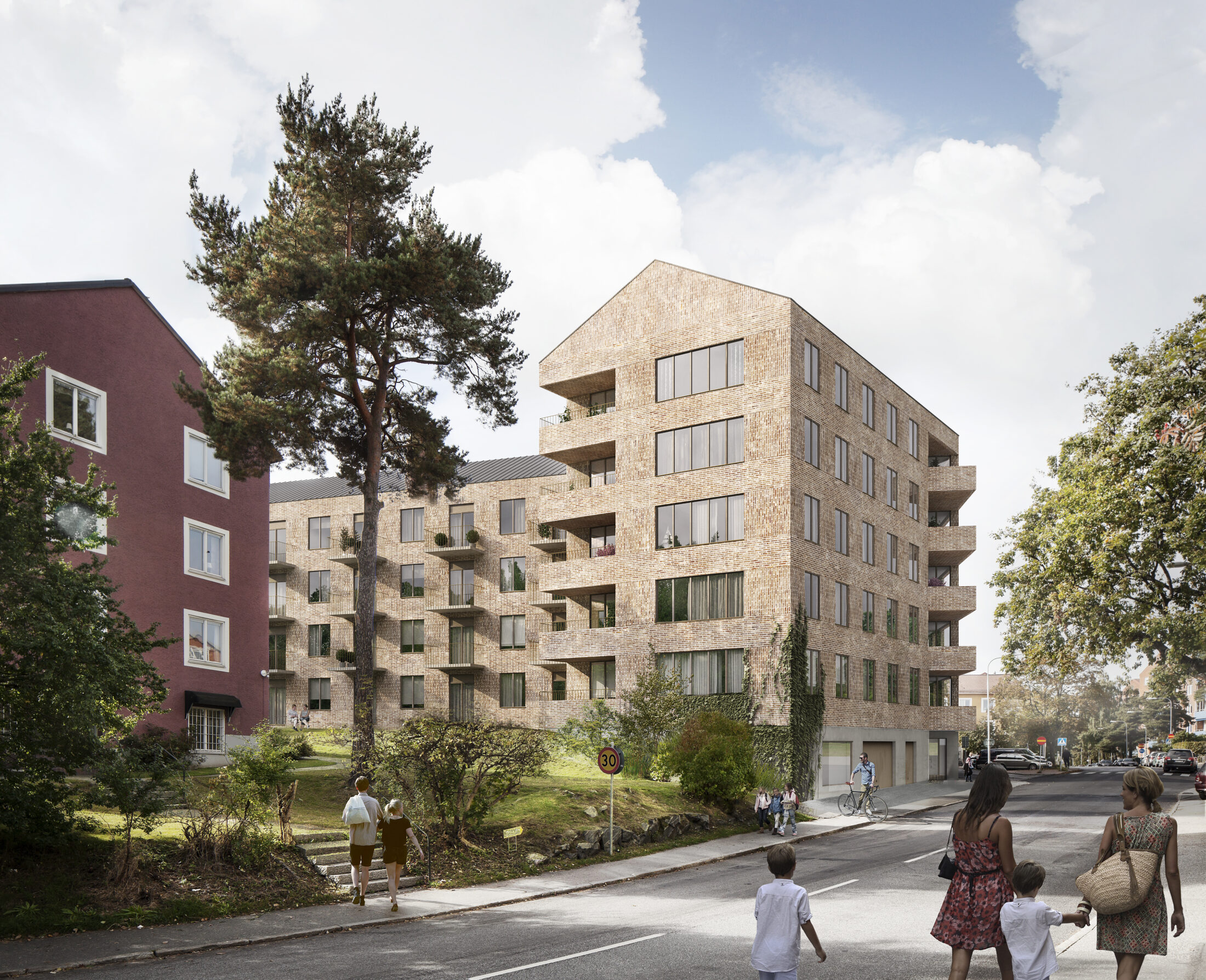 Torselden 8, Lidingö. Nyréns arkitekter och landskapsarkitekter.