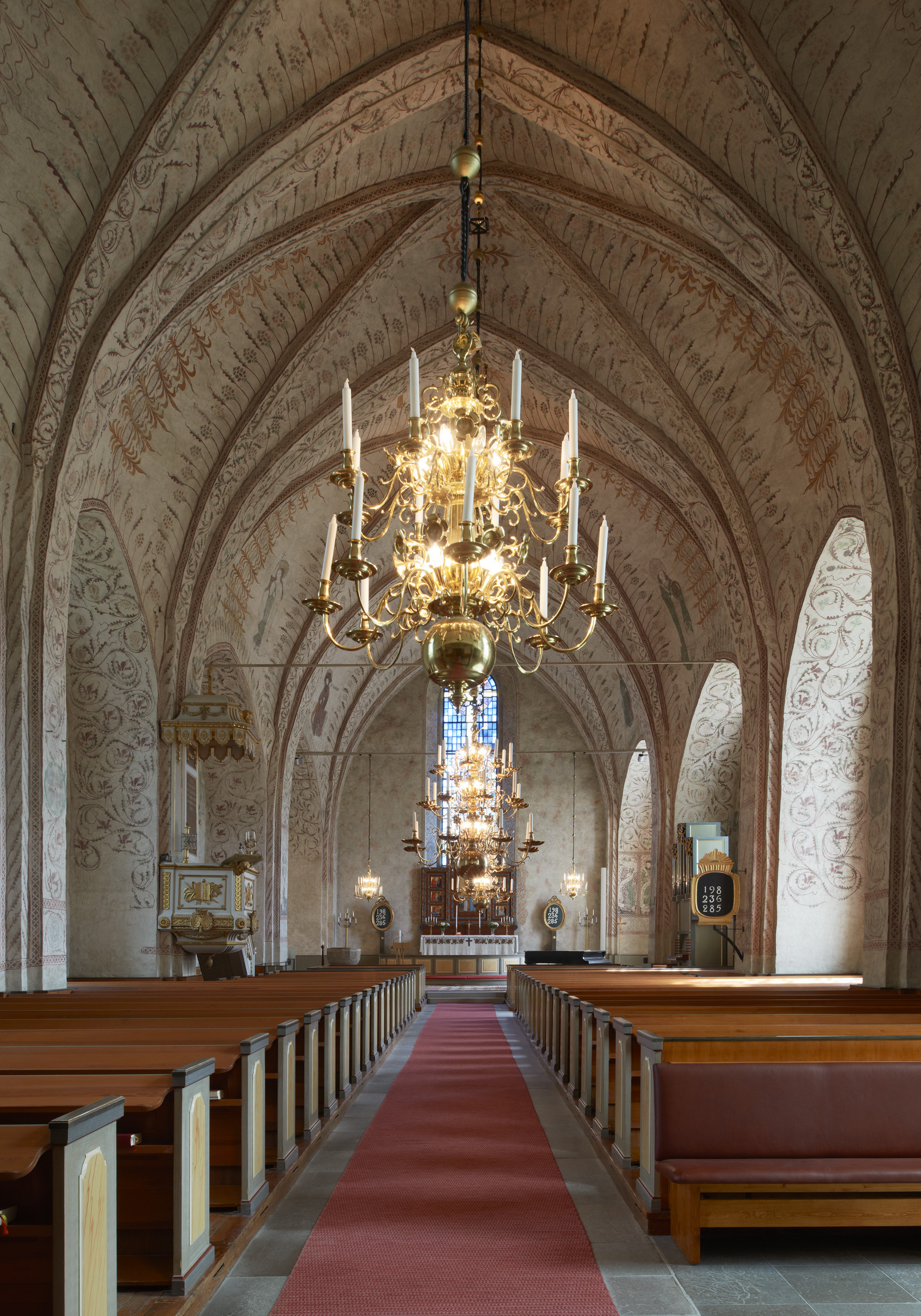 Tierps kyrka, Uppsala stift. Nyréns arkitekter, inredningsarkitekter. Fotograf Åke E:son Lindman, 2011