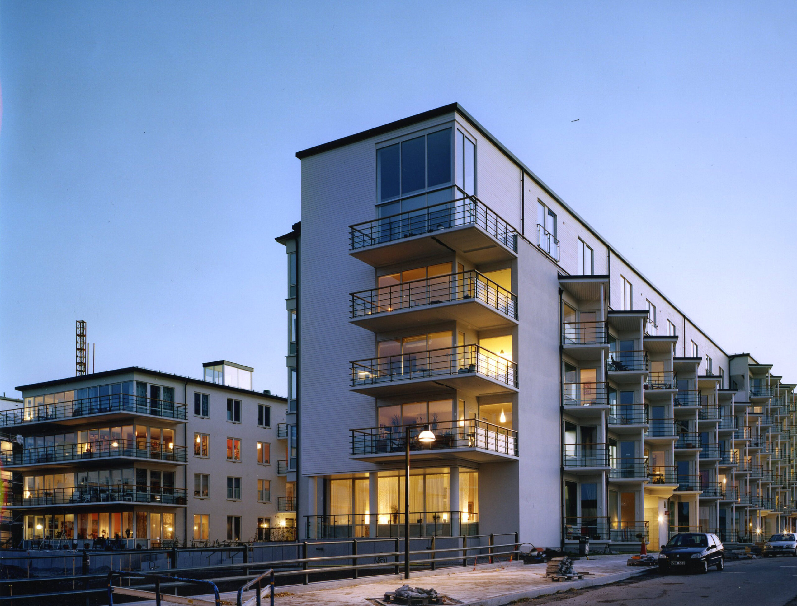 Kv. Knallen, Hammarby Sjöstad, Stockholm. Nyréns arkitekter och landskapsarkitekter. Fotograf okänd