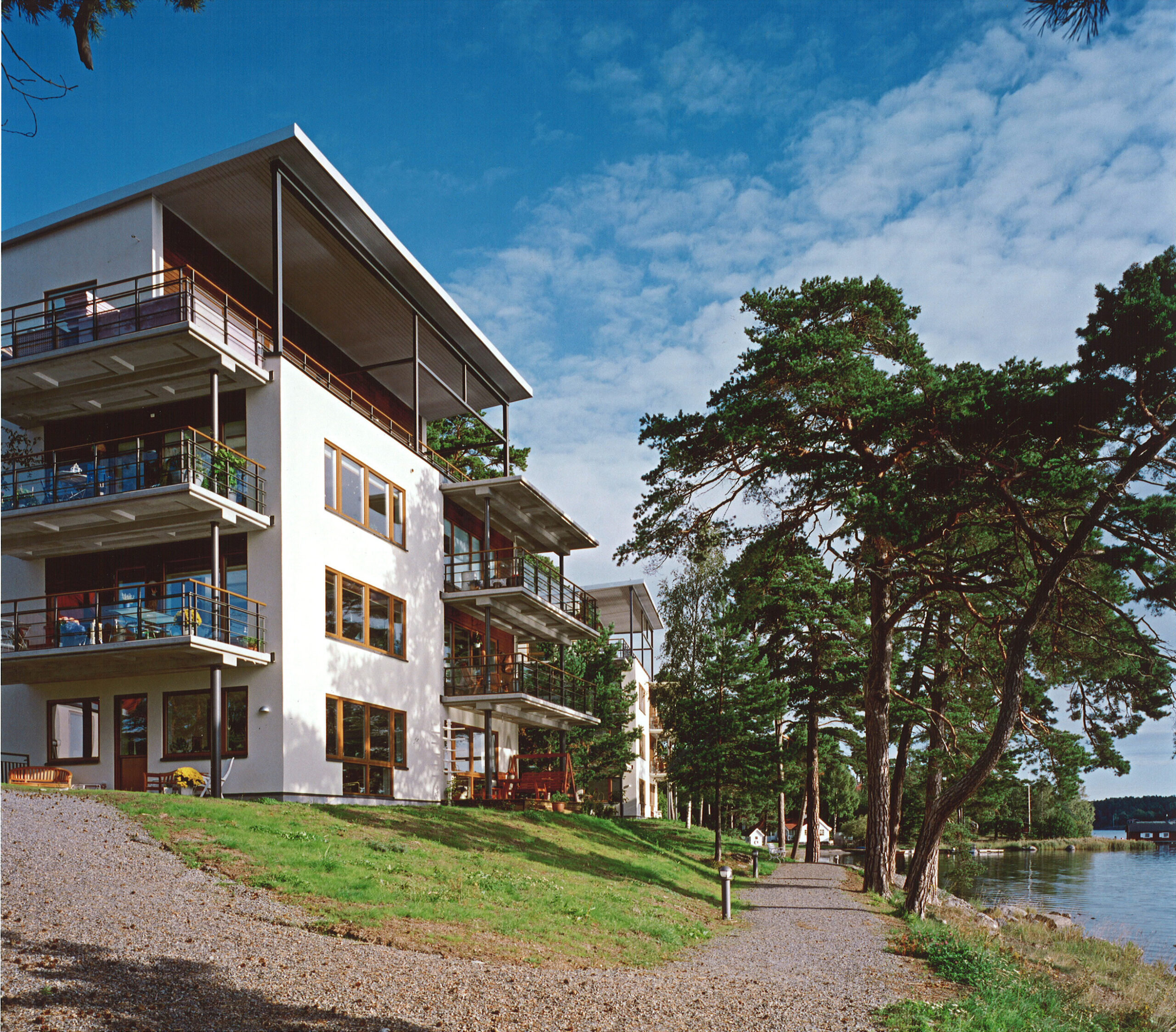 Trehörningen, Nynäshamn. Nyréns arkitekter. Fotograf Max Plunger