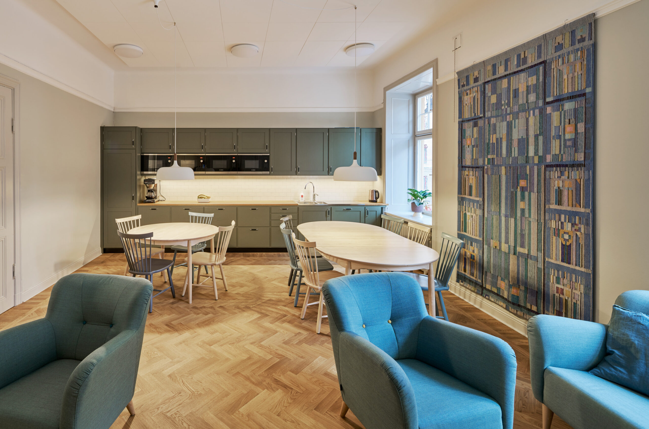 Sofia församlingshem, Sofia församling. Nyréns arkitekter, inredningsarkitekter. Fotograf Åke E:son Lindman, 2017