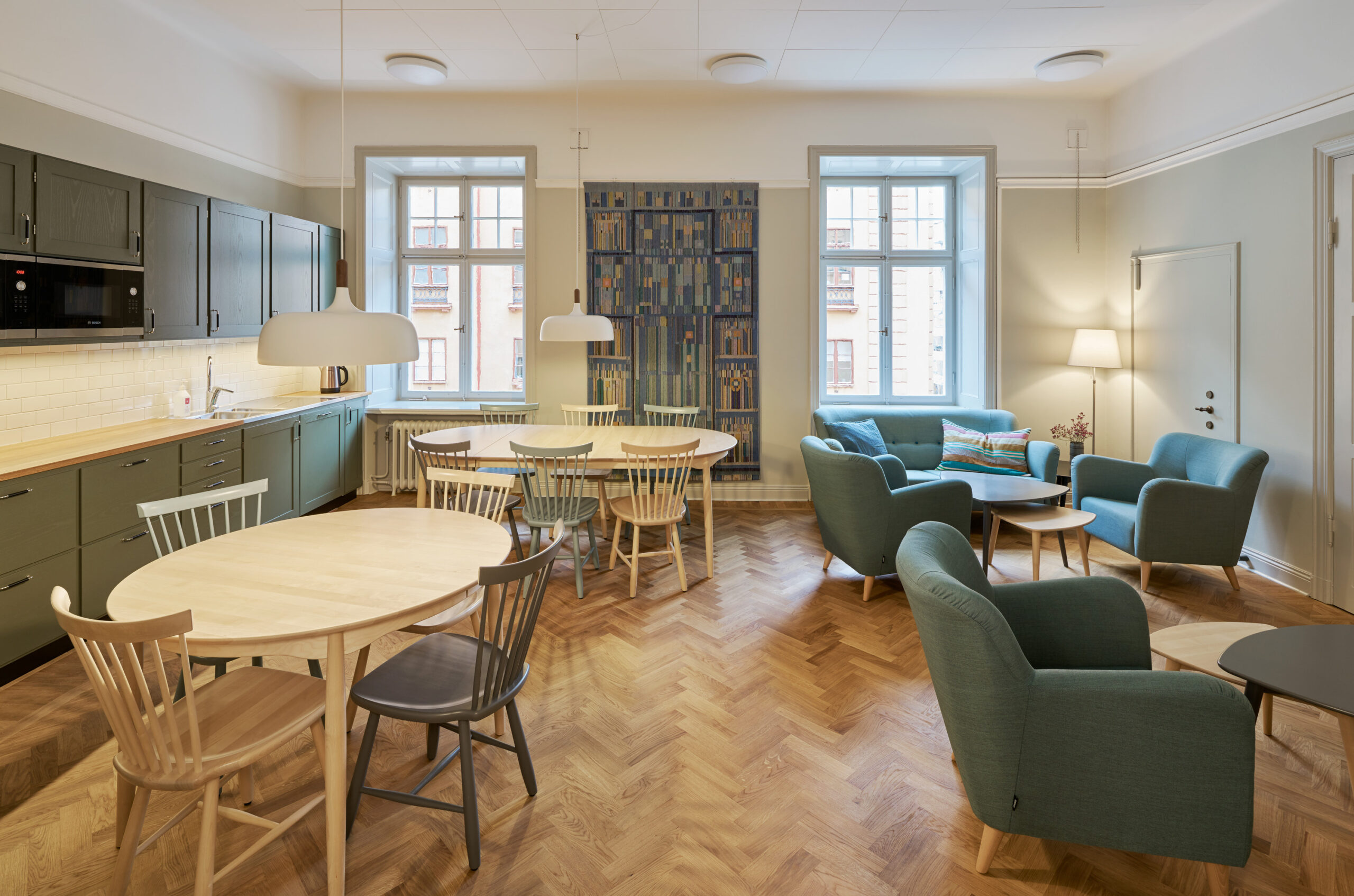 Sofia församlingshem, Sofia församling. Nyréns arkitekter, inredningsarkitekter. Fotograf Åke E:son Lindman, 2017