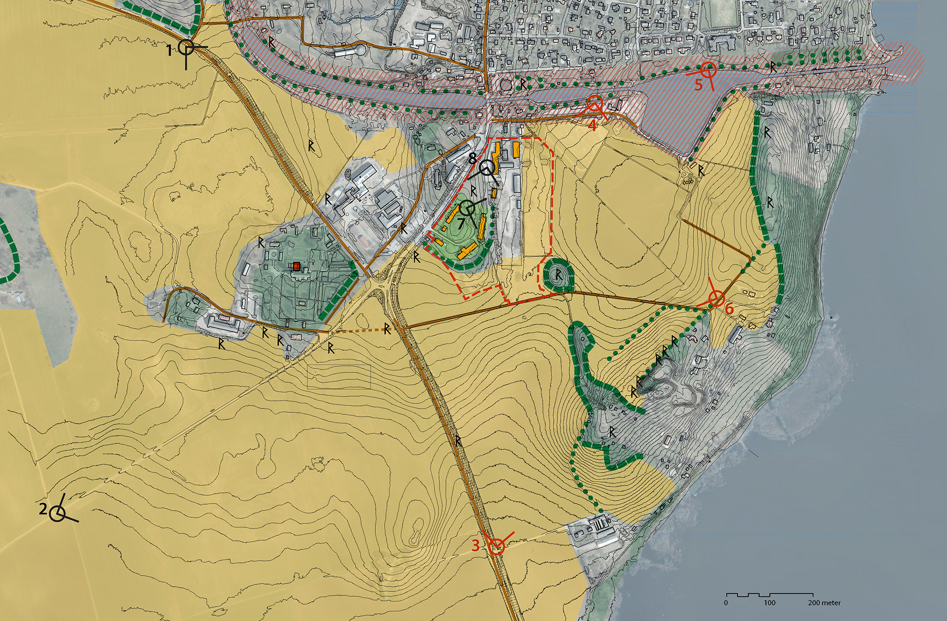 Lantmannaskolan i Berg / Kulturlandskapsutredning Vreta Klosters Berg 7:1