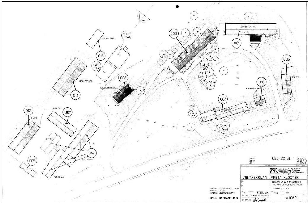 Lantmannaskolan i Berg / Kulturlandskapsutredning Vreta Klosters Berg 7:1