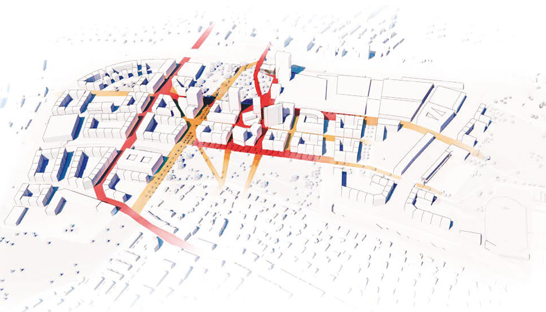 Förstudie Älvsjö - Örby_diagram platser röreslsestråk