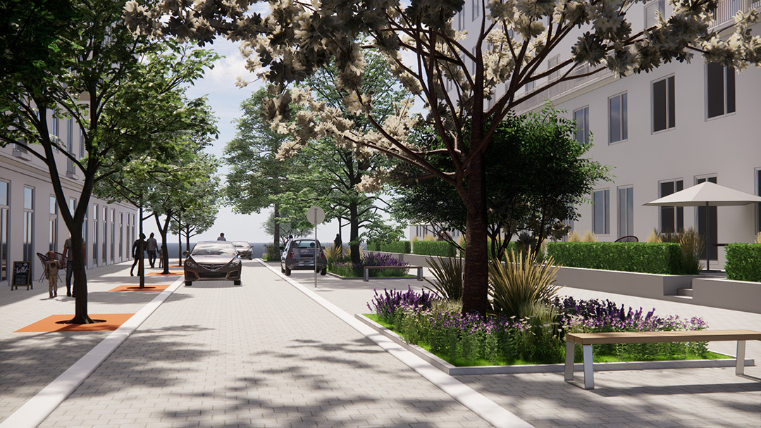 Lågfartsgata_visualisering, Förstudie Älvsjö-Örby