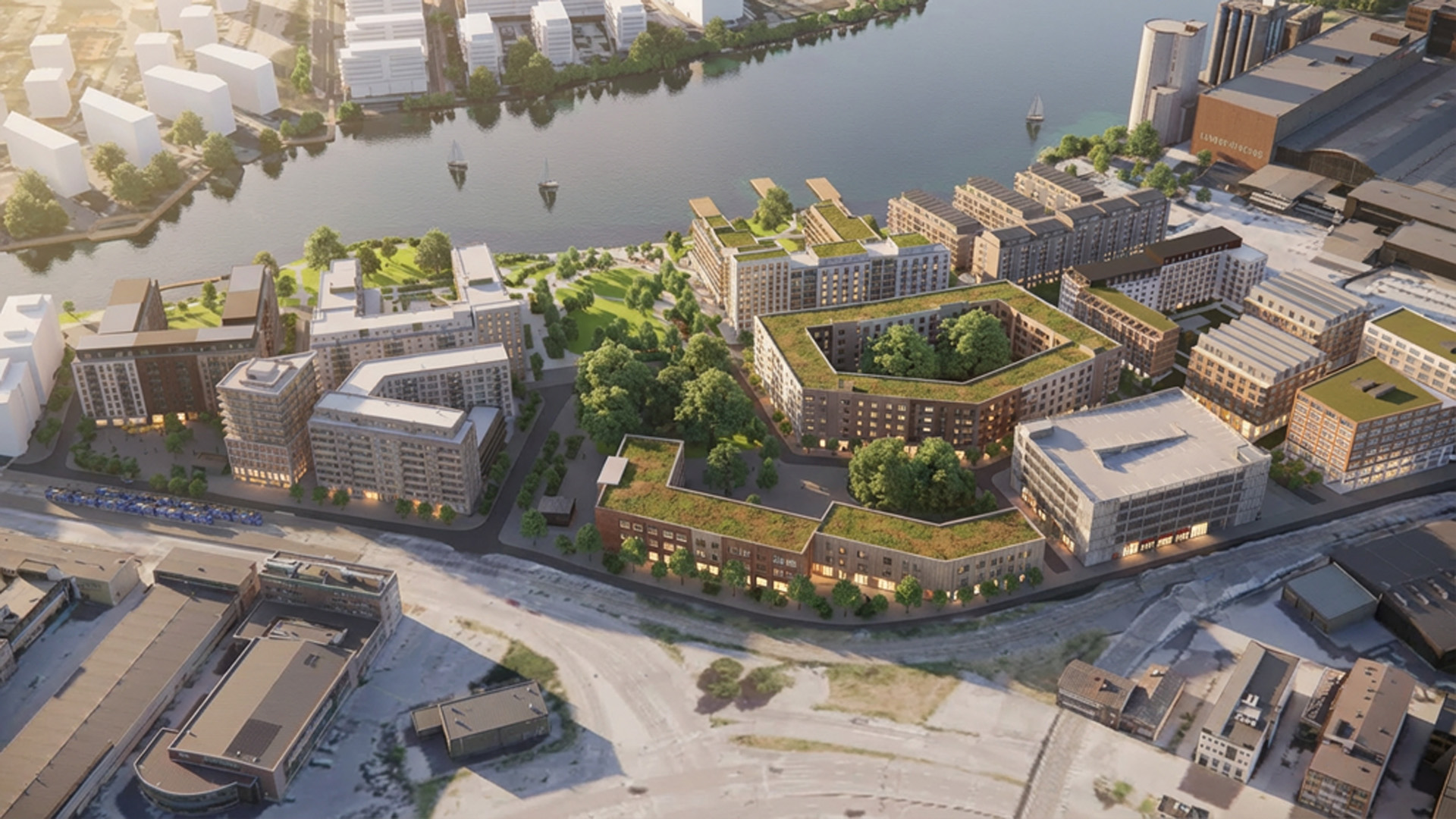 Bällsta hamn, visualisering, Nyréns