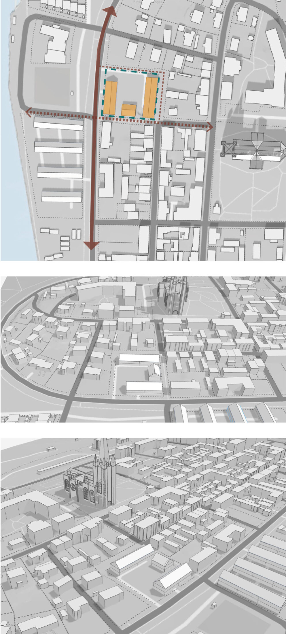 Förtätning stadskärnan_kv Renen, FÖP Mariestad
