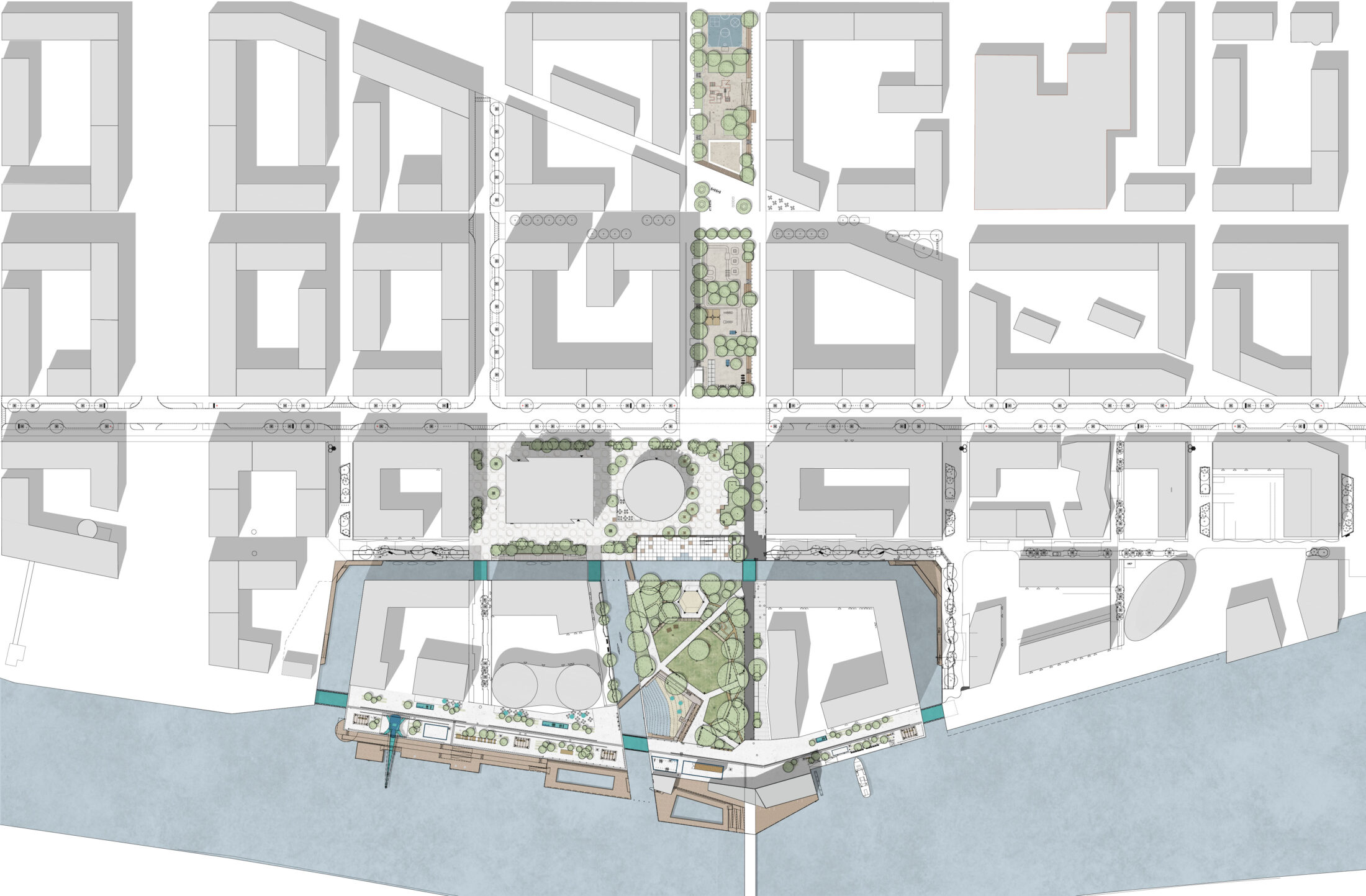 Inre Hamnen illustrationsplan, Nyréns landskapsarkitekter